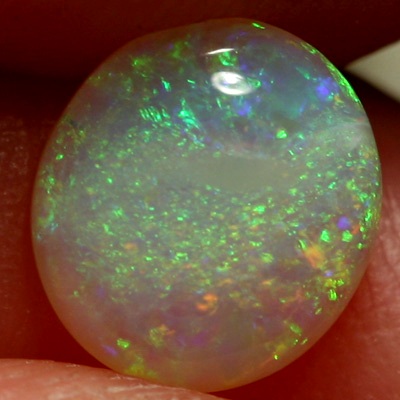 SOLID CRYSTAL OPAL Crispy bright lime greens